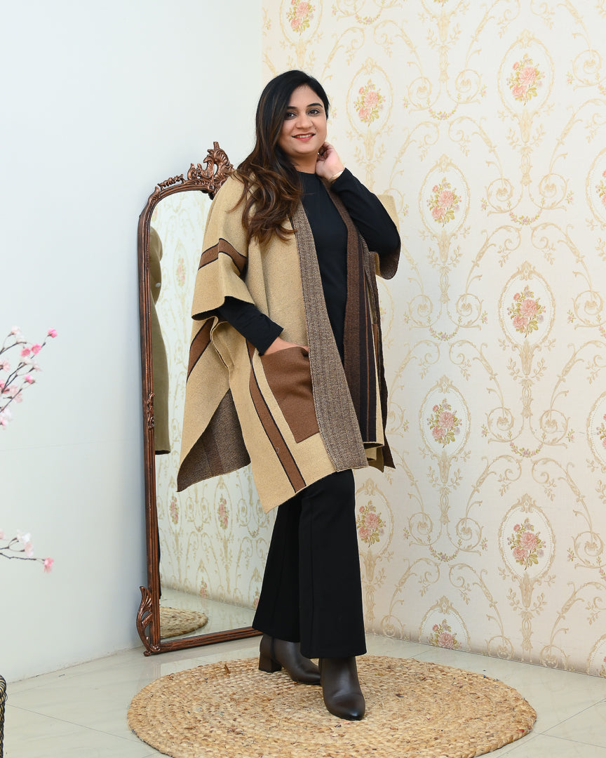 Winter Special Woollen Oversize Shrug - The Jaipur Studio