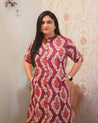 Lasya Ikkat A-line Cotton Coord set - The Jaipur Studio
