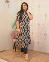 Lasya Ikkat A-line Cotton Coord set - The Jaipur Studio