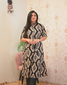 Lasya Ikkat A-line Cotton Coord set - The Jaipur Studio