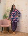 Gulnara Cotton Floral Farshi Salwar Coord Set - The Jaipur Studio