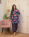 Gulnara Cotton Floral Farshi Salwar Coord Set - The Jaipur Studio