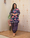Gulnara Cotton Floral Farshi Salwar Coord Set - The Jaipur Studio