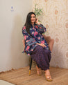 Gulnara Cotton Floral Farshi Salwar Coord Set - The Jaipur Studio