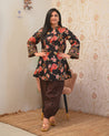 Gulnara Cotton Floral Farshi Salwar Coord Set - The Jaipur Studio