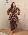 Gulnara Cotton Floral Farshi Salwar Coord Set - The Jaipur Studio