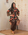 Gulnara Cotton Floral Farshi Salwar Coord Set - The Jaipur Studio