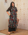 Ayesha Ikkat A-line Cotton Coord set - The Jaipur Studio