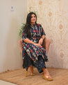 Ayesha Ikkat A-line Cotton Coord set - The Jaipur Studio