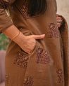 Aisha Cotton HandEmbroidery Detailed Pant Set - The Jaipur Studio