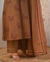 Aisha Cotton HandEmbroidery Detailed Pant Set - The Jaipur Studio