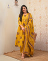 Aisha Cotton HandEmbroidery Detailed Pant Set - The Jaipur Studio