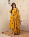 Aisha Cotton HandEmbroidery Detailed Pant Set - The Jaipur Studio