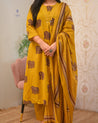 Aisha Cotton HandEmbroidery Detailed Pant Set - The Jaipur Studio