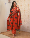 Aisha Cotton HandEmbroidery Detailed Pant Set - The Jaipur Studio