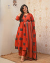 Aisha Cotton HandEmbroidery Detailed Pant Set - The Jaipur Studio