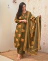 Aisha Cotton HandEmbroidery Detailed Pant Set - The Jaipur Studio