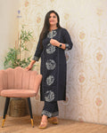 Chahat Cotton Embroidered Kurta Set