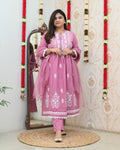 Aanya Premium Cotton Embroidered Pant set