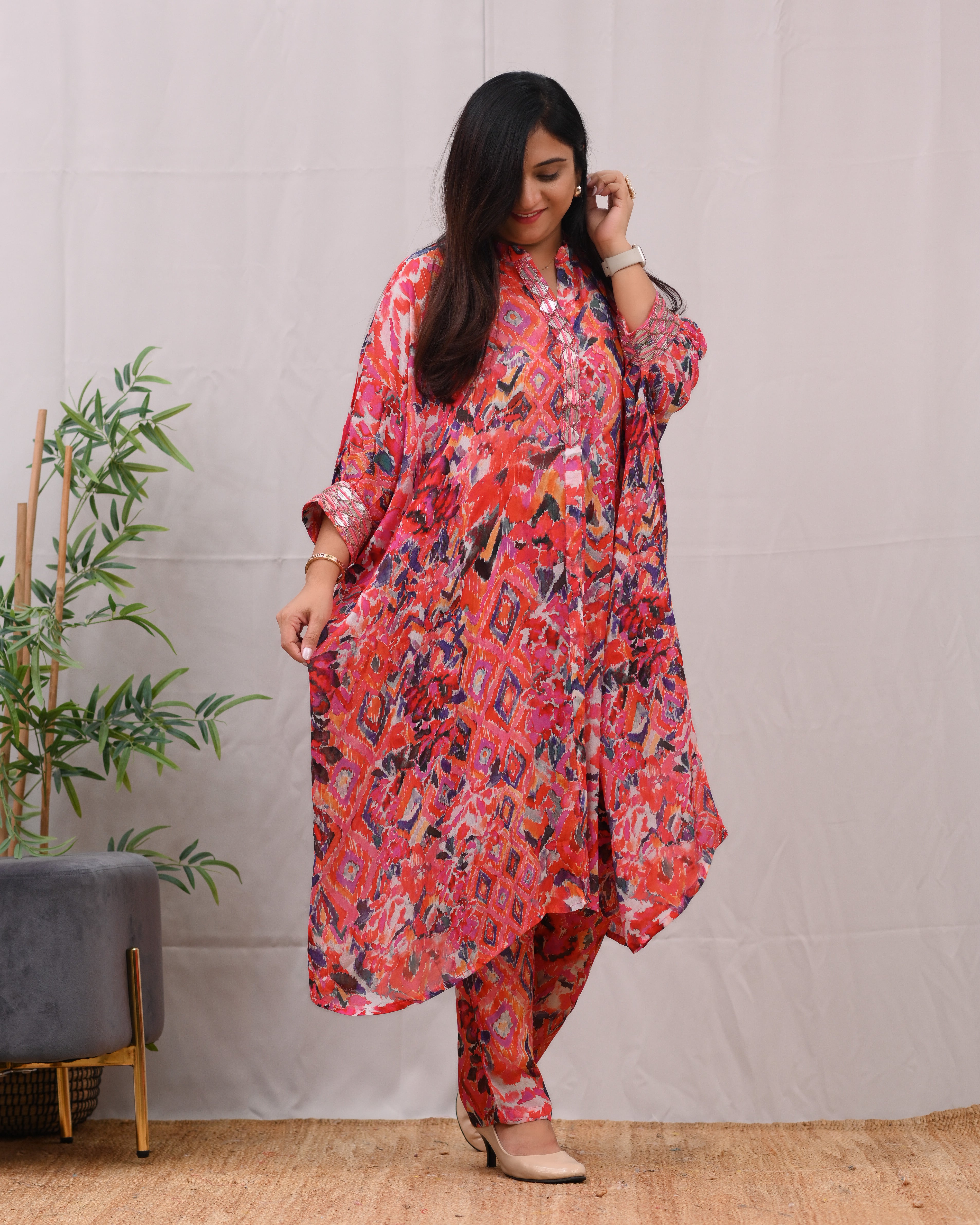 Miraya Chinnon Embroidered Indowestern Set - The Jaipur Studio