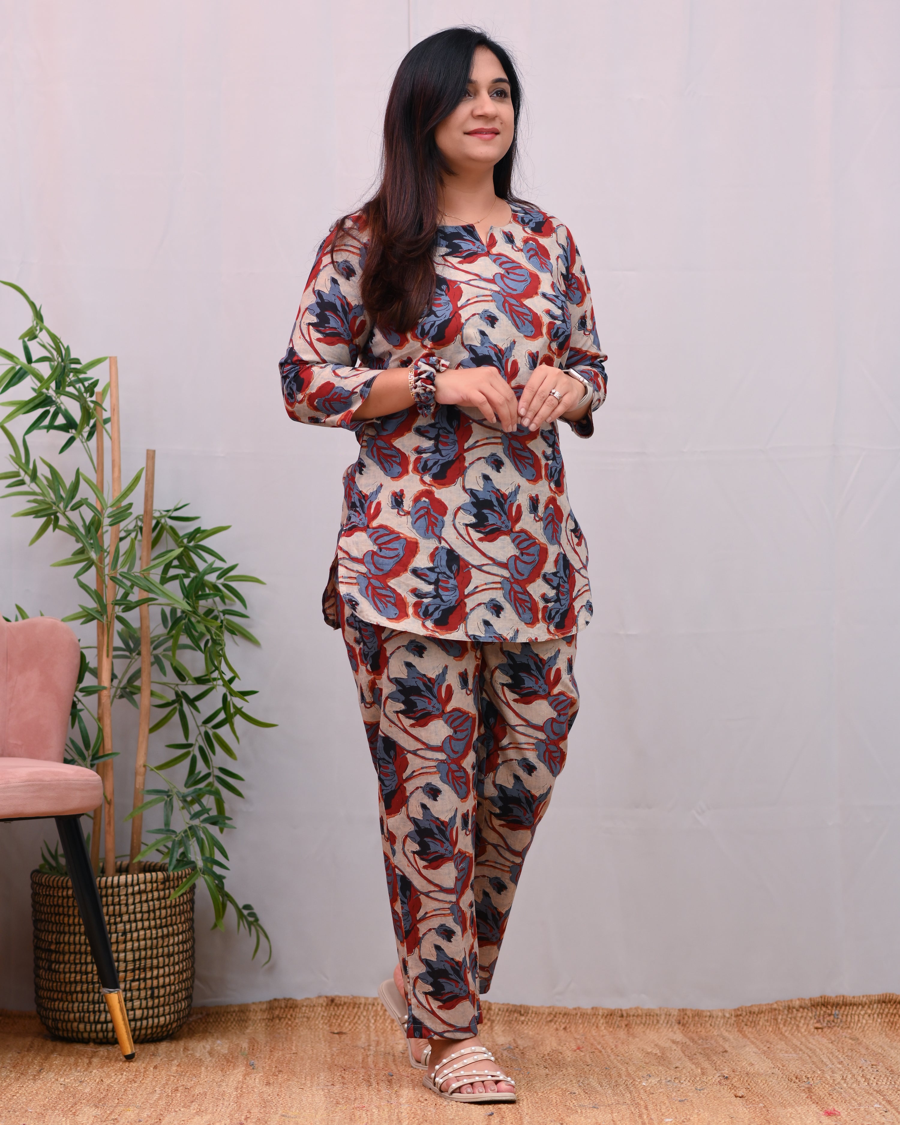 Sukoon Printed Cotton Coord Set