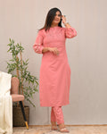 Samiksha Cotton Embroidered Pant Set