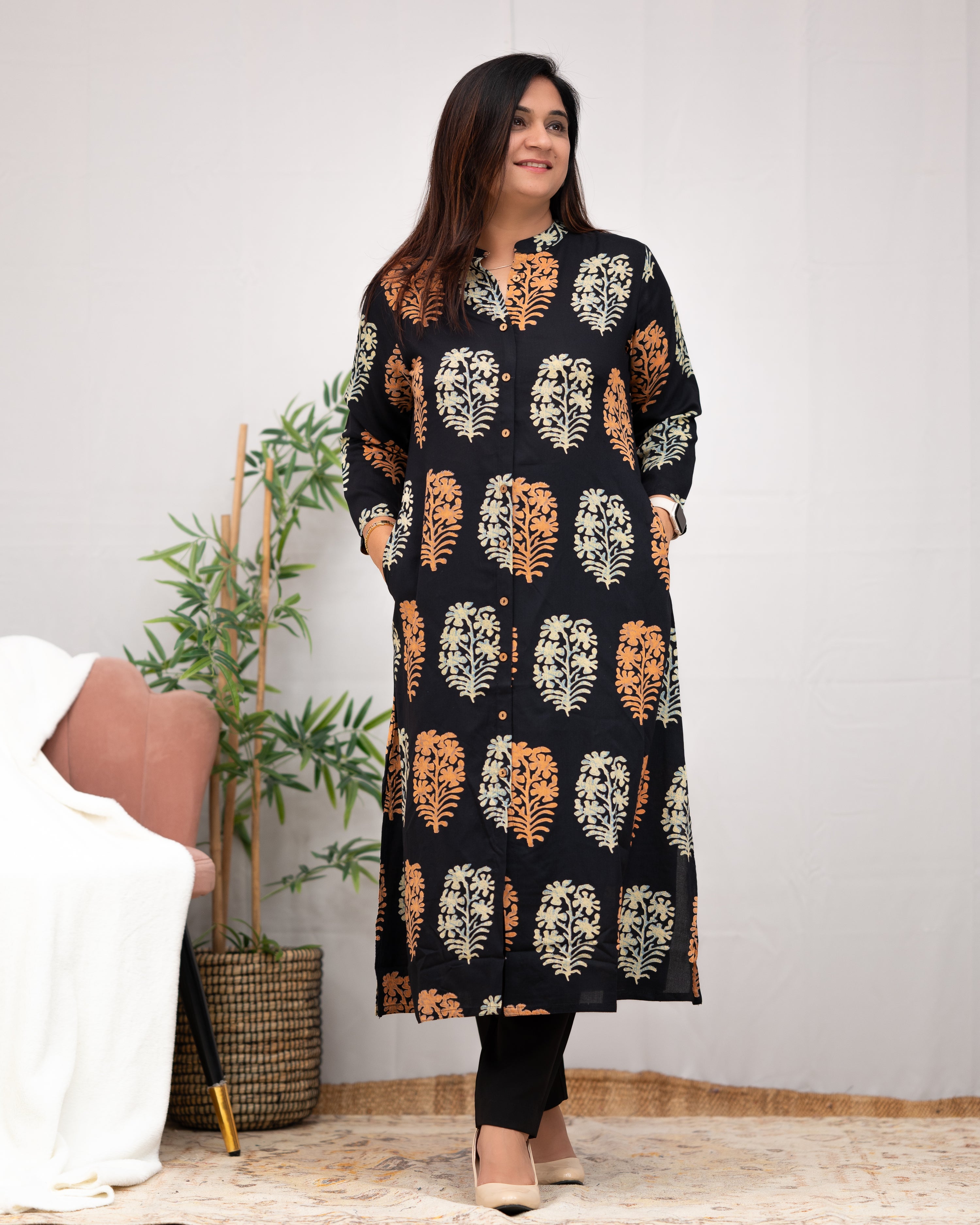 Julie Casual Rayon A-line Kurta with Pockets