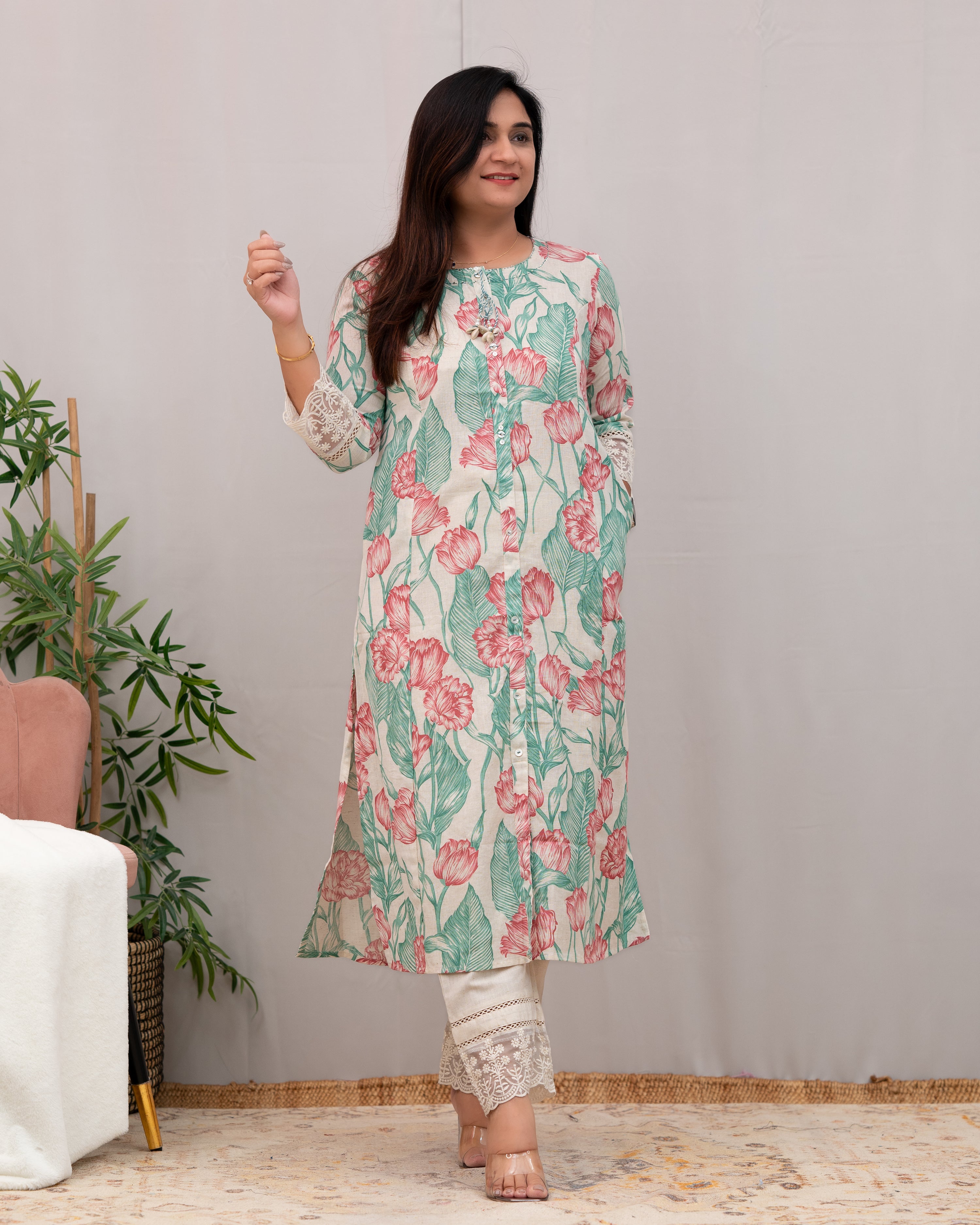 Paridhi Cotton A-line Pant Set