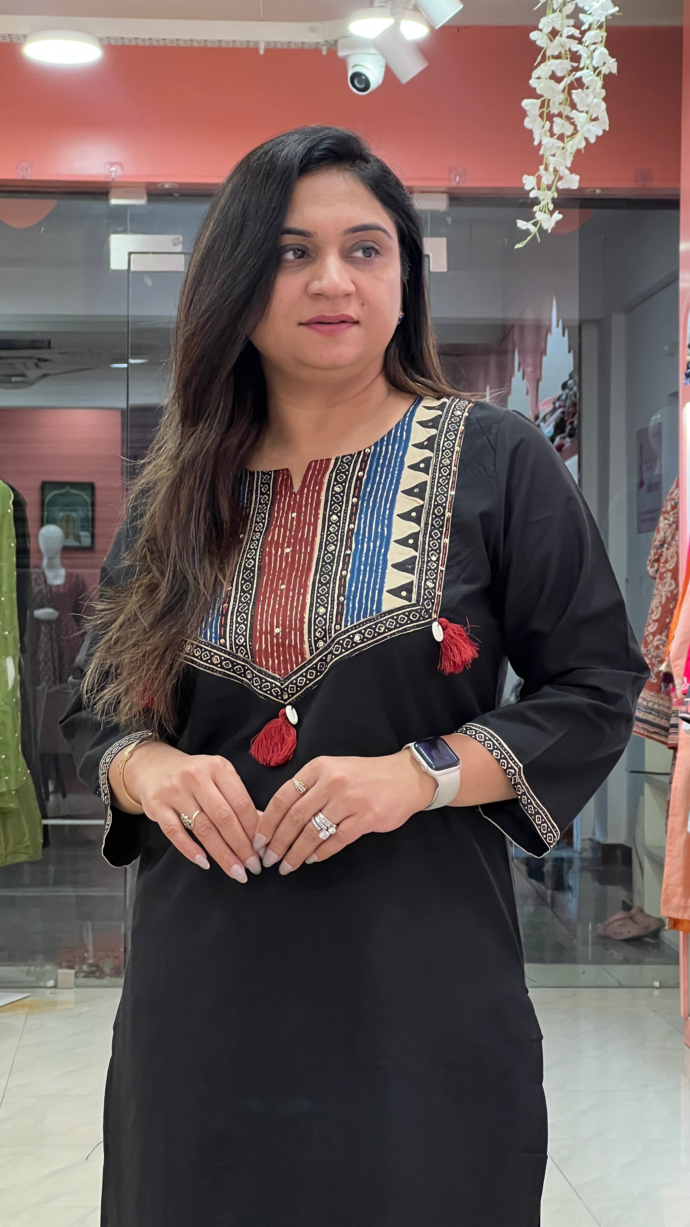 Cotton Solid Casual Straight Kurta