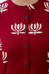 Cotton Lotus Summerish A-line Coord Set - The Jaipur Studio