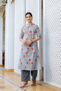 Taru Cotton Floral A-line Casual Coord Set