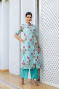 Taru Cotton Floral A-line Casual Coord Set