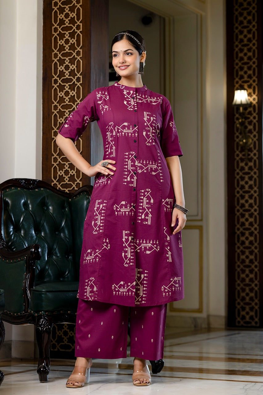 Maryam Cotton A-line Coord Set