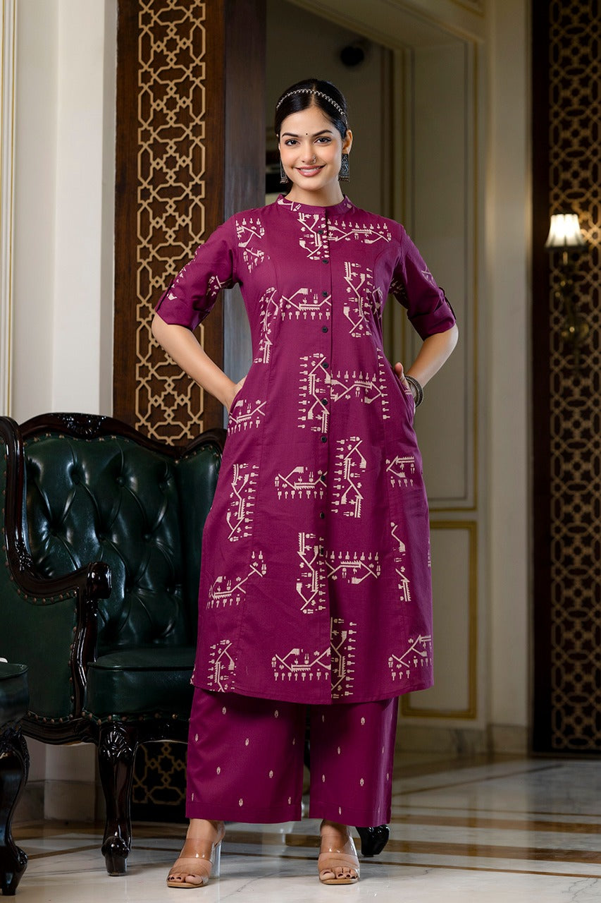 Maryam Cotton A-line Coord Set