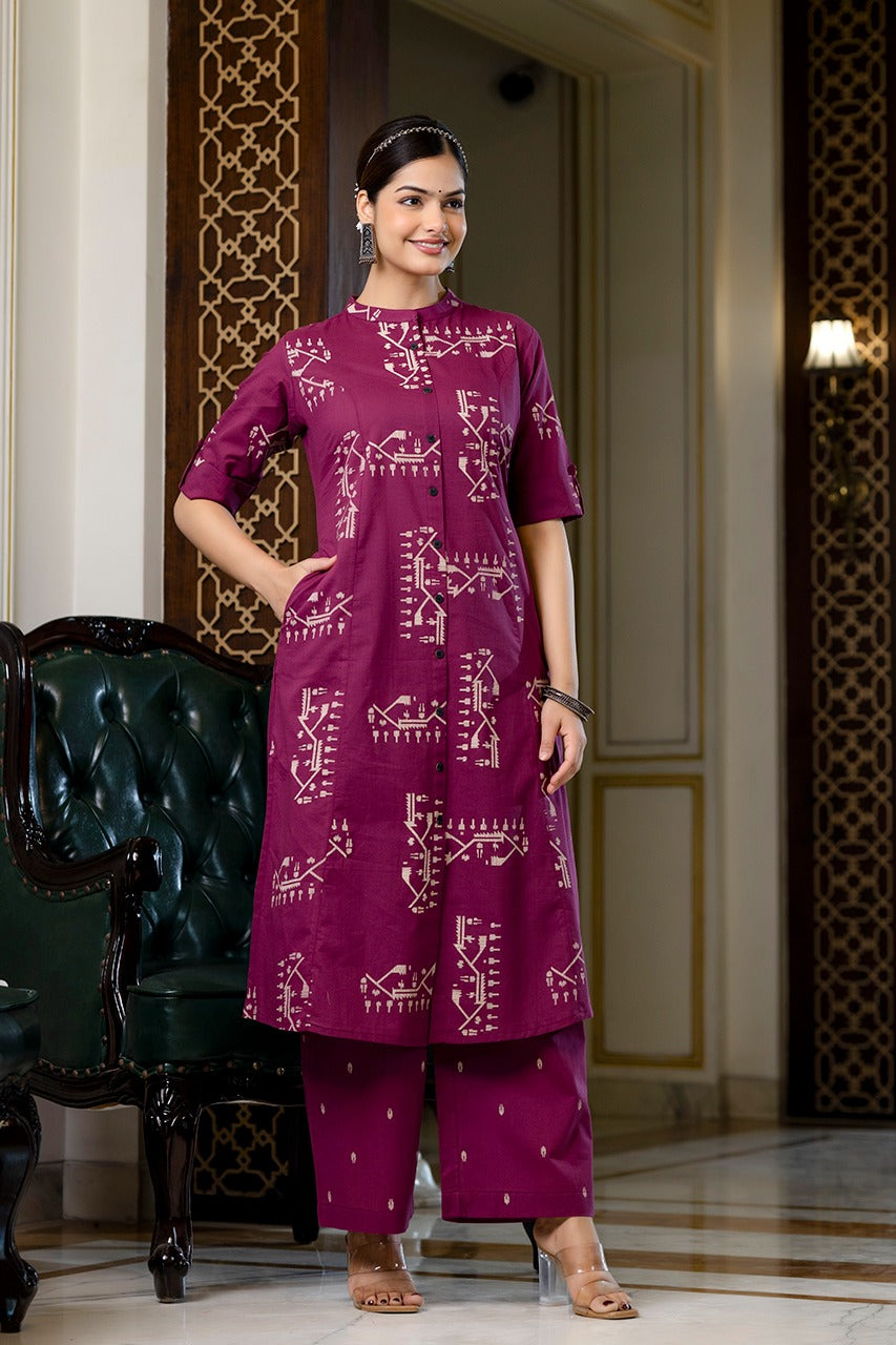 Maryam Cotton A-line Coord Set