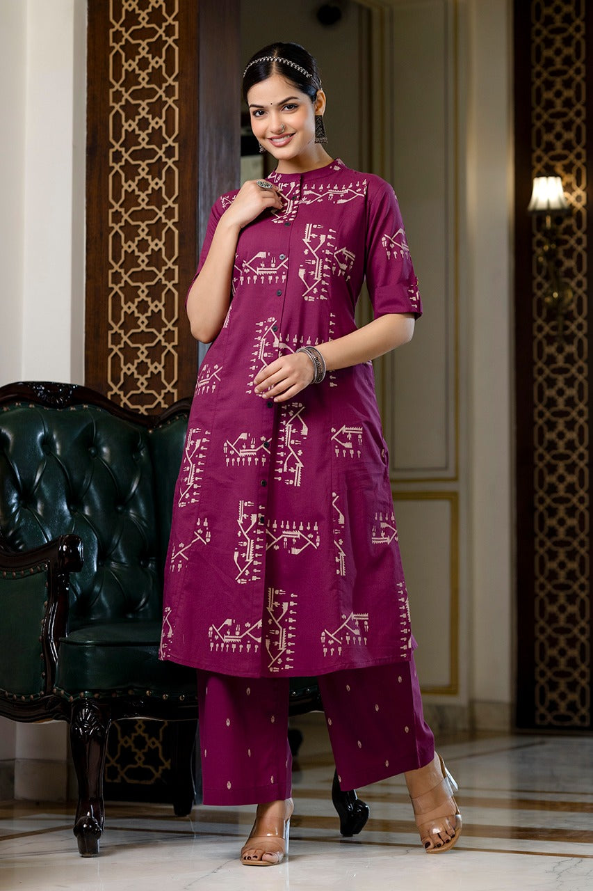 Maryam Cotton A-line Coord Set