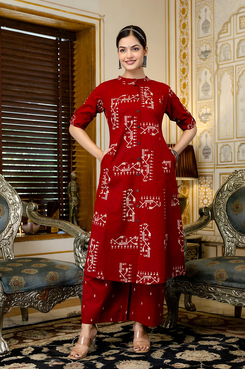 Maryam Cotton A-line Coord Set