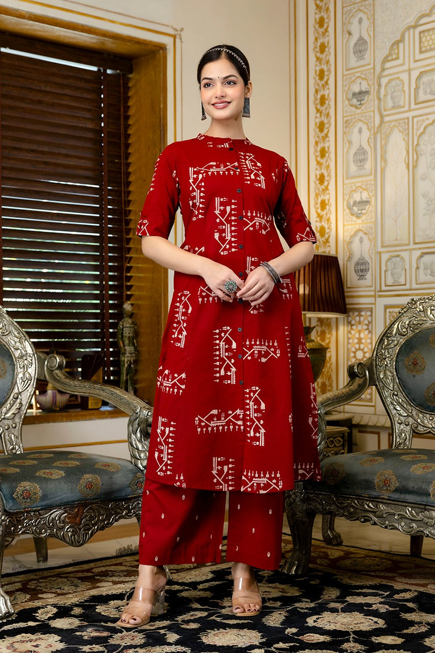 Maryam Cotton A-line Coord Set