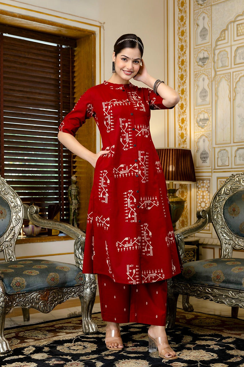 Maryam Cotton A-line Coord Set