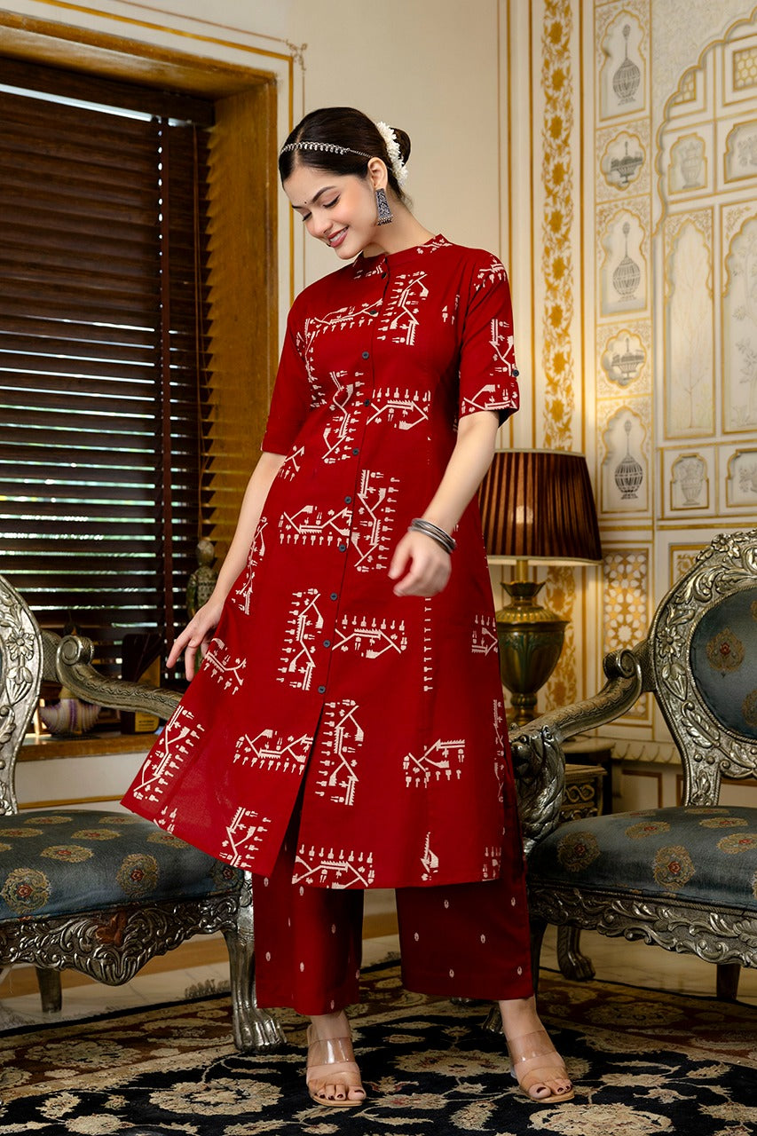 Maryam Cotton A-line Coord Set