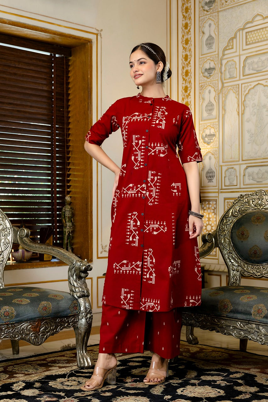 Maryam Cotton A-line Coord Set