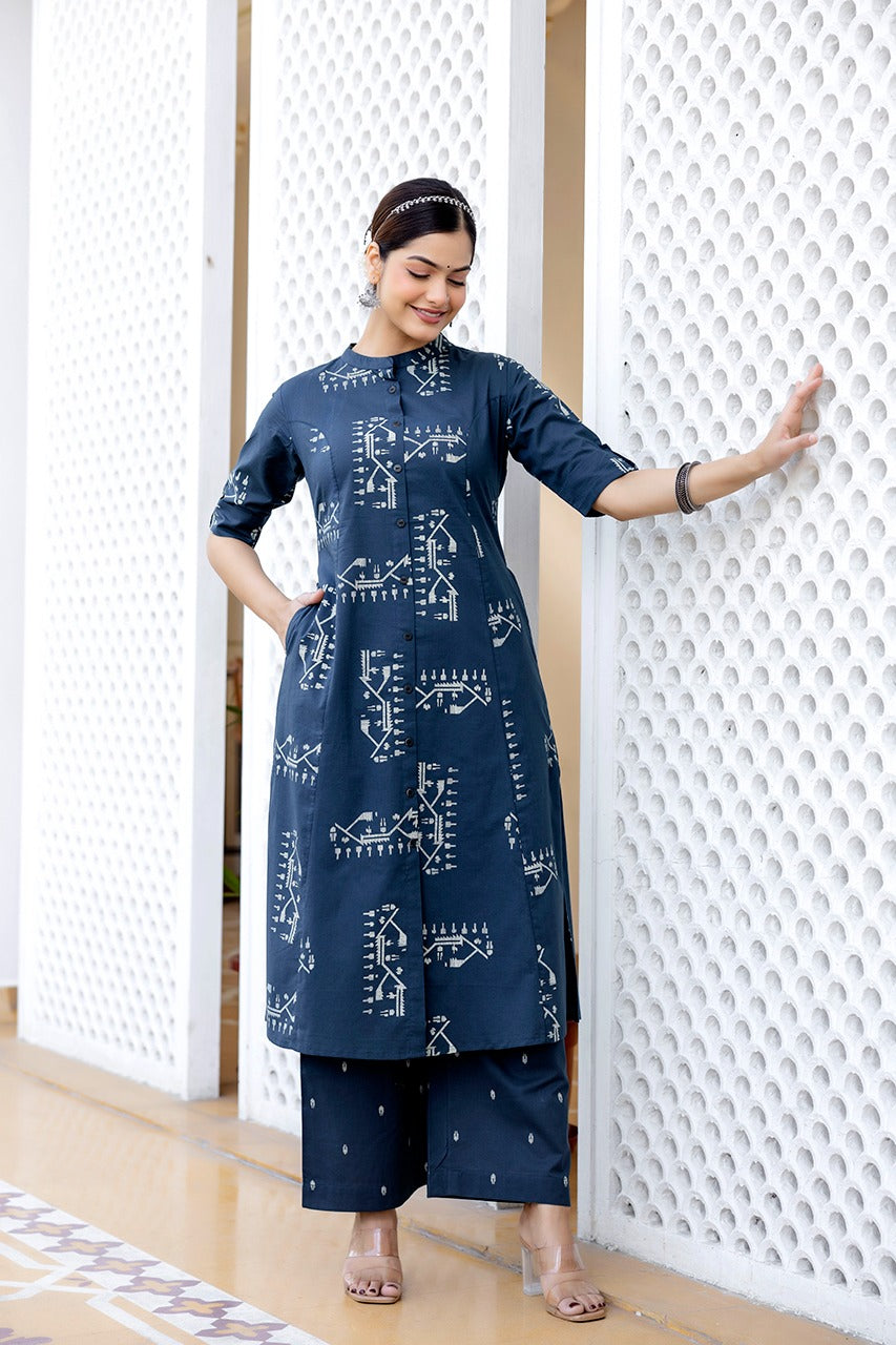 Maryam Cotton A-line Coord Set