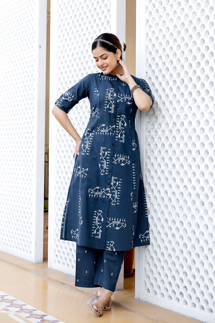 Maryam Cotton A-line Coord Set