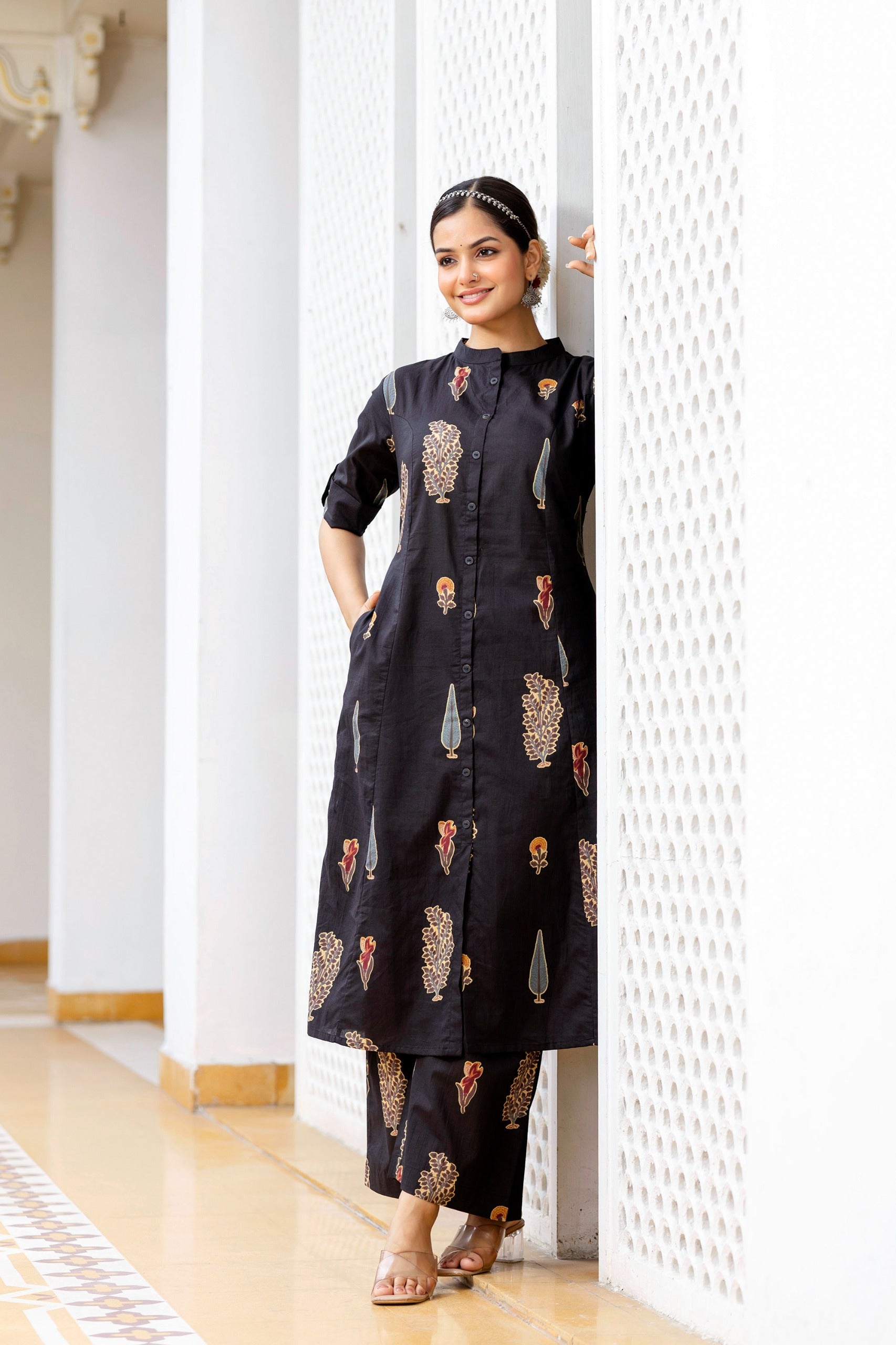 Naaz Cotton A-line Coord Set