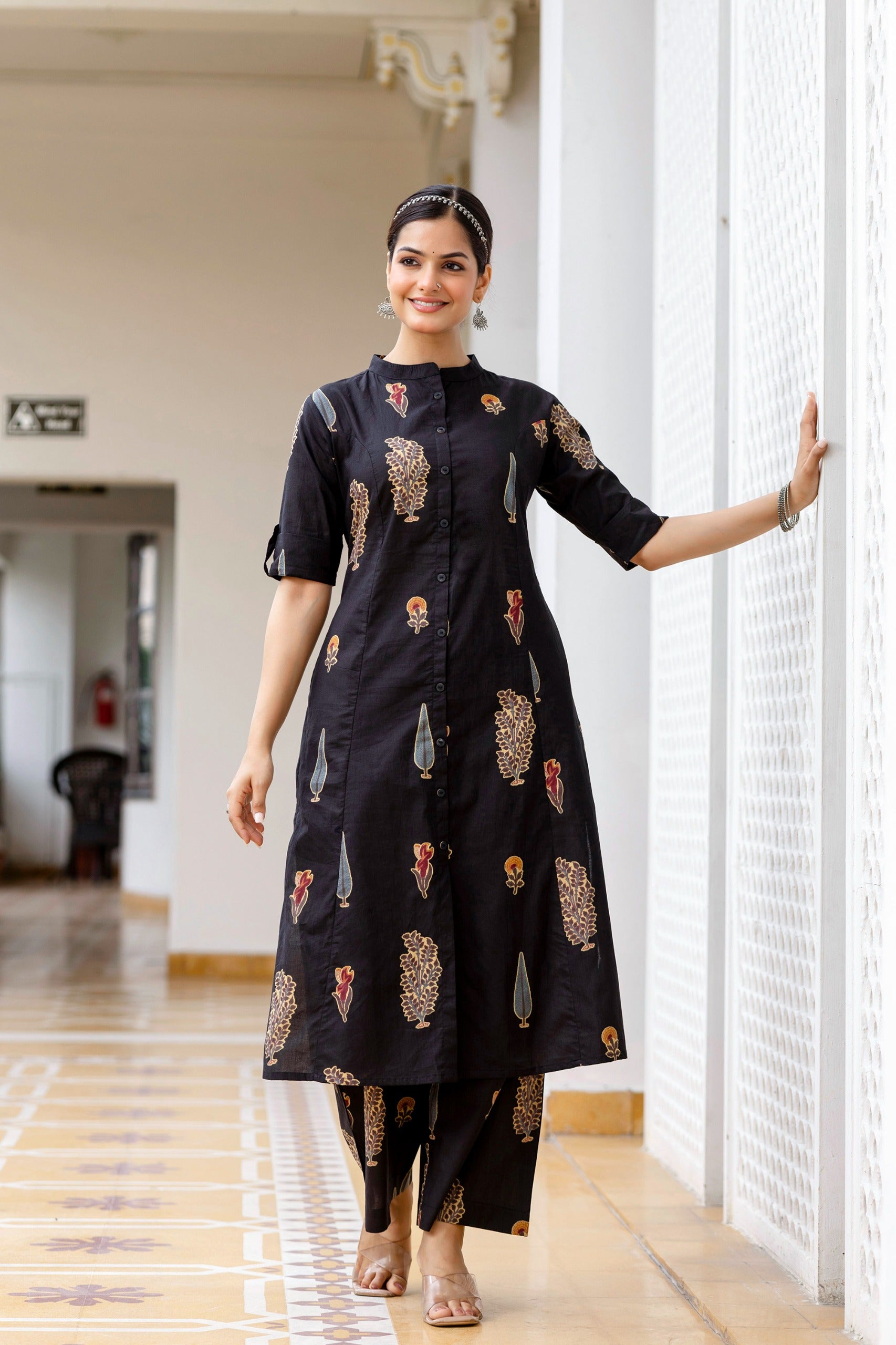 Naaz Cotton A-line Coord Set