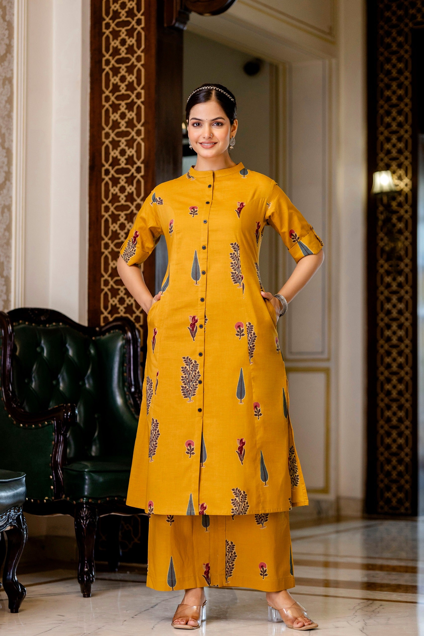 Naaz Cotton A-line Coord Set