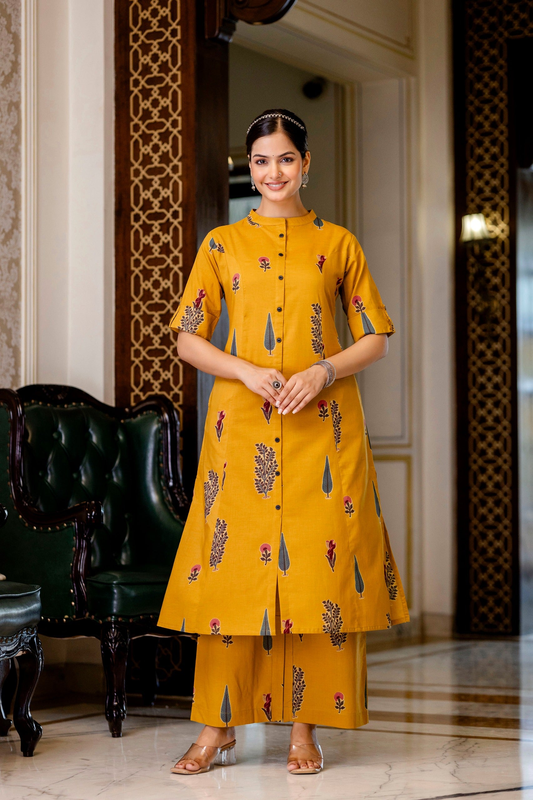 Naaz Cotton A-line Coord Set