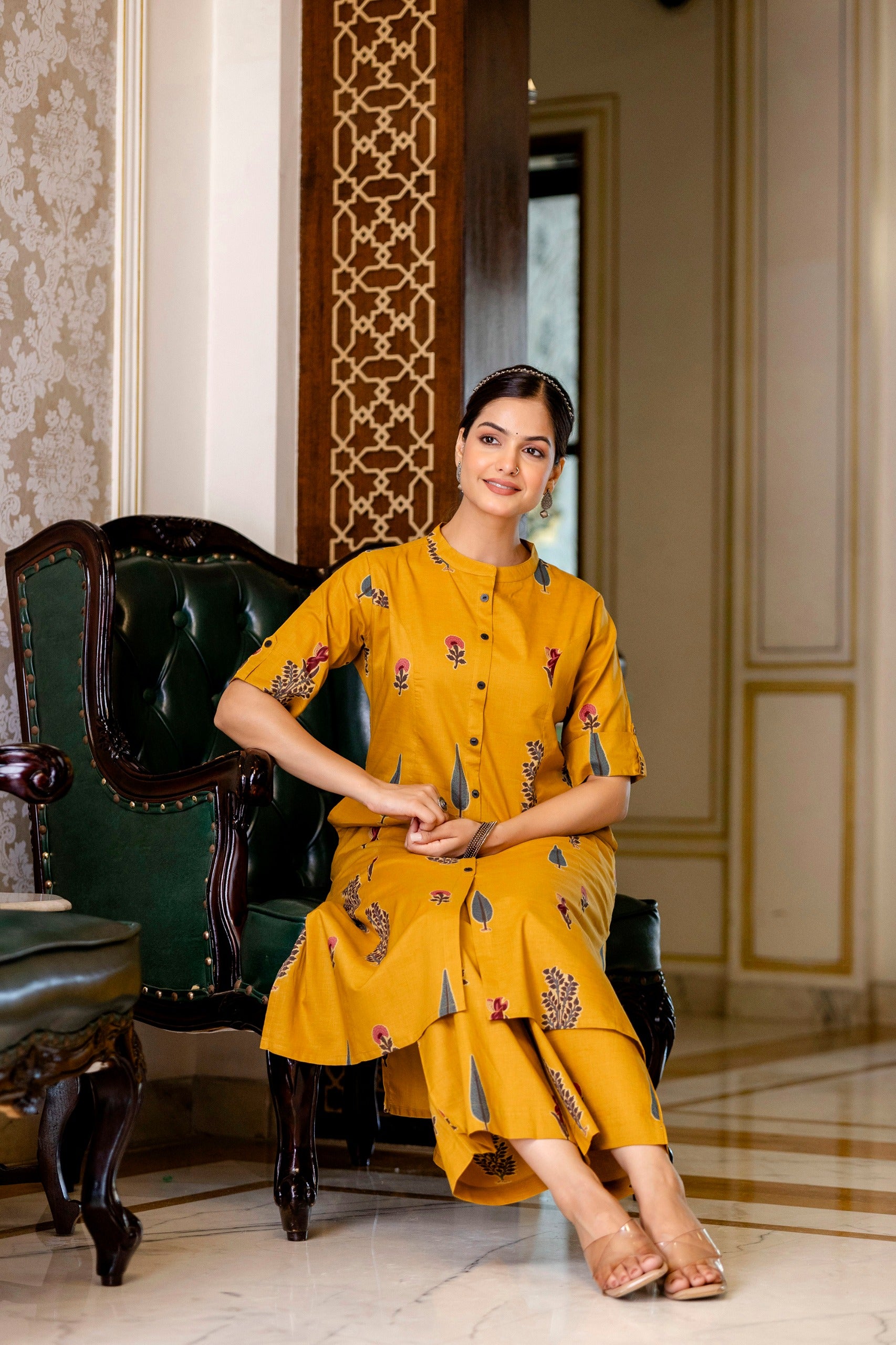 Naaz Cotton A-line Coord Set