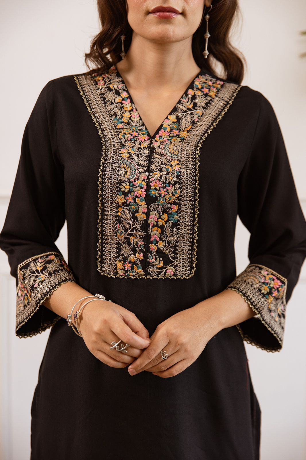 Gulbahaar Two-Piece Embroidered Coord set