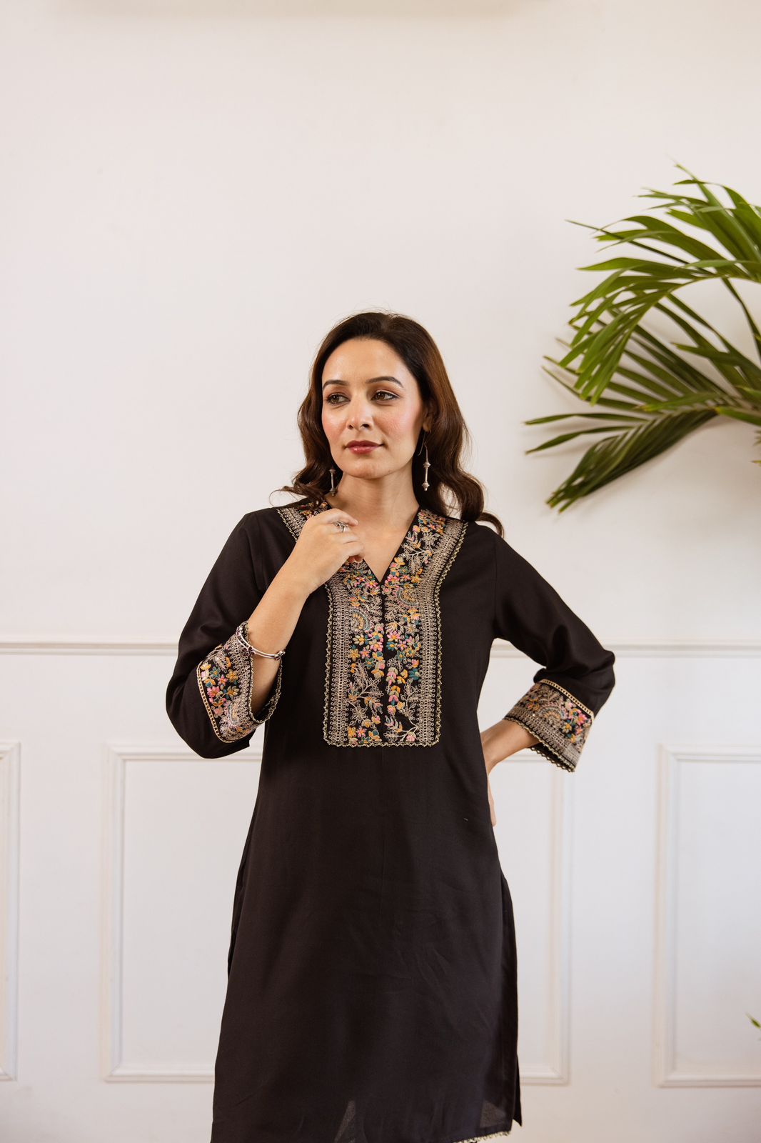 Gulbahaar Two-Piece Embroidered Coord set
